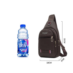 Bolsa Diagonal, Bolsa Oxford de Peito Crossbody, Bolsa Masculina Pequena da Moda