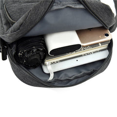 Bolsa de mão Oxford de tecido para homens Bolsa de ombro mensageiro