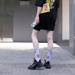 Meias espirituosas borboleta