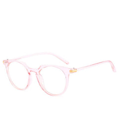 Óculos de armação transparente feminino