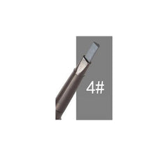 Lápis de sobrancelha rotativo automático com cabeça dupla