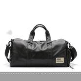 Bolsa de entrenamiento deportivo de gran capacidad, bolso de mano de PU impermeable, bolsa de gimnasio