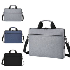 Bolso para portátil de mano, bolso para ultrabook, bolso tipo mensajero fino para hombro, bolso para computadora Apple, Xiaomi y Huawei
