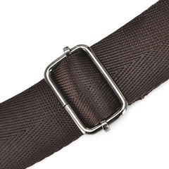 Bolso de hombro diagonal de cuero suave de piel de oveja con capa de cabeza completa para hombre