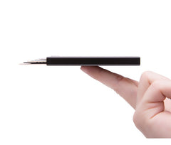 Estuche automático para tarjetas con billetera RFID antimagnética con cepillo antirrobo de aluminio y metal