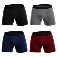 Cuecas masculinas de algodão plus size boxer briefs masculino