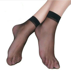 Meias femininas finas transparentes de primavera e verão, meias de seda fiada, mercado noturno