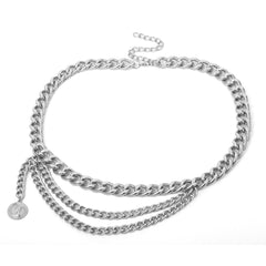 Corrente de cintura para corpo feminino