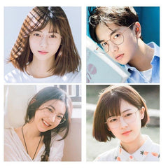 Óculos de miopia ultraleves femininos podem ser equipados com uma armação poligonal para mulheres