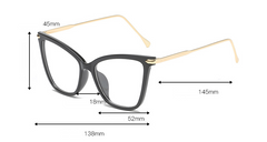 Espelho de luz grande com moldura tipo olho de gato