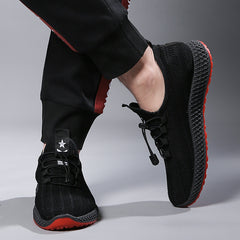 Pareja de zapatillas para correr transpirables con suela suave