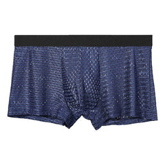 Pantalones cuadrángulo transpirables de malla de hielo para hombre