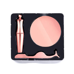 Delineador líquido magnético natural de longa duração e cílios postiços magnéticos e conjunto de pinças de maquiagem