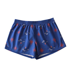 Versão relaxada de calças boxer respiráveis personalidade jovem