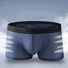 Pantalones cuadrángulo transpirables de malla de hielo para hombre