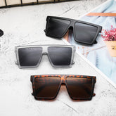 Gafas de sol finas con cara redonda para mujer