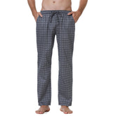 Calças masculinas pijamas quentes de inverno