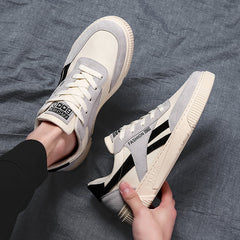 Sapatos masculinos casuais sapatos brancos