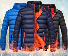 Men's padded coat winter stand-up collar cotton coat