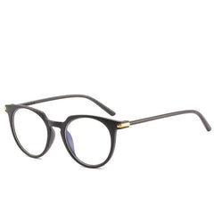 Óculos de armação transparente feminino