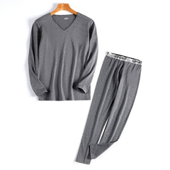 Conjunto de ropa interior térmica de terciopelo que no deja marcas y de ajuste ajustado