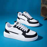 Sapatos brancos versáteis respiráveis estilo coreano para estudantes