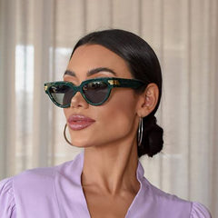 Gafas de sol con protección UV y diseño de ojo de gato