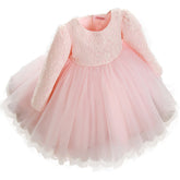 Vestido de princesa de encaje para niñas, vestido de verano