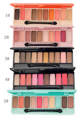 Bandeja de 10 sombras de ojos de colores