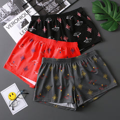 Versão relaxada de calças boxer respiráveis personalidade jovem