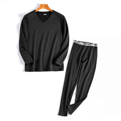 Conjunto de ropa interior térmica de terciopelo que no deja marcas y de ajuste ajustado