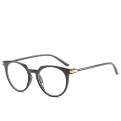 Óculos de armação transparente feminino