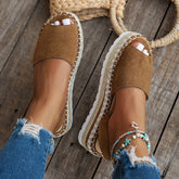 Women's espadrille platform sandals – comfy, casual, and perfect for summer wear