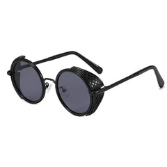 European and American retro oval sunglasses