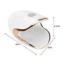 Lámpara de fototerapia pequeña LED de mano, portátil, de un solo dedo, de 6 W, para uso doméstico, no negra