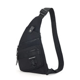 Bolsa de peito casual masculina transversal