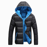 Men's plus size hooded padded down coat