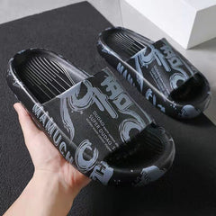 Inicio Sensación de heces Zapatillas de suela gruesa para hombre