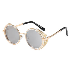European and American retro oval sunglasses