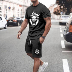 Nueva camiseta de hombre con estampado 3D de dibujos animados, traje deportivo y de ocio