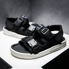 Sandálias masculinas Moda casual masculina Estudantes da moda usam chinelos de praia Esportes externos