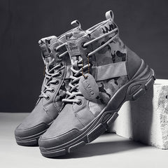 Botas de camuflaje para hombre, informales, impermeables