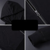 Casaco de moletom acolchoado de veludo solto Plus