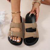 Lightweight EVA Slide Sandals – Breathable, comfy, and perfect for summer. Adjustable straps, open-toe design for indoor & outdoor wear.