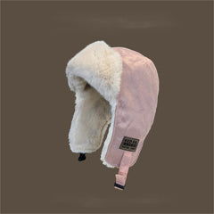 Trendy Warm Plush Wind-proof And Cold Protection Hat
