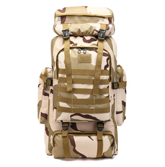 Mochila de camuflaje para montañismo