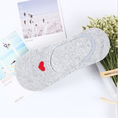 Calcetines invisibles de algodón de moda para mujer