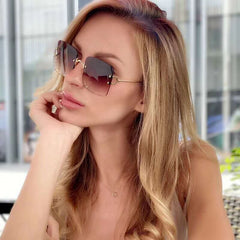 Óculos de sol sem aro