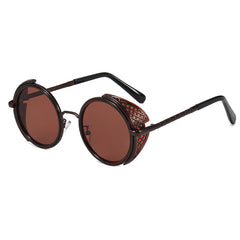 European and American retro oval sunglasses