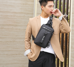 Bolso de pecho tipo mensajero informal para exteriores